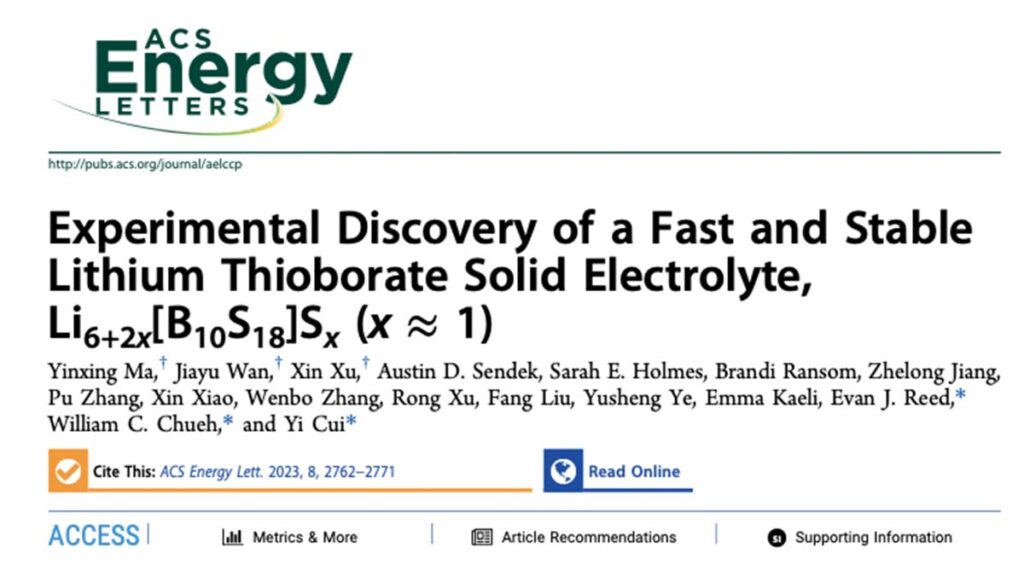 Record-Breaking Solid Electrolyte Discovered by Machine Learning, Confirmed by Experiments